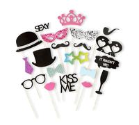 W WIDMANN MILANO Party Fashion - Generique - Kit photobooth 20 pièces Mariage