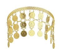 W WIDMANN MILANO Party Fashion - Gold Coin Headpiece, Élégance intemporelle, artisanat de qualité, polyvalence stylistique, confort optimal, unicité et originalité Un accessoire incontournable !