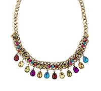 W WIDMANN MILANO Party Fashion GOLD NECKLACE WITH COLORED GEMS -