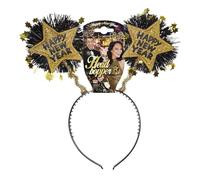 W WIDMANN MILANO Party Fashion - Haarreif Happy new Year, Accessoire, Glitter, Coiffure, Décoration de cheveux, Nouvel An, Nouvelle Année