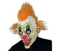 W WIDMANN MILANO Party Fashion Horror Circus Clown Full Head Mask with Hair -