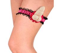 W WIDMANN MILANO Party Fashion - Jarretière Willy, accessoires, déguisement amusant pour carnaval et enterrement de vie de garçon