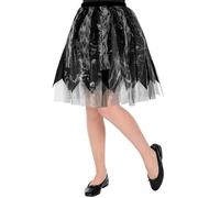 W WIDMANN MILANO Party Fashion - Jupe d'Halloween pour enfants, ange noir, fantôme, squelette, pirate, mariée aux morts, Dia de los Muertos, Halloween