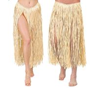 W WIDMANN MILANO Party Fashion - Jupe hawaïenne pour adultes, longueur 80 cm, jupe en raphia, soirée à thème hawaïenne, carnaval
