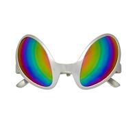 W WIDMANN MILANO Party Fashion - Lunettes Alien, accessoire de costume extraterrestre, univers, espace, lunettes de fête pour carnaval, Halloween
