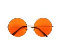 W WIDMANN MILANO Party Fashion - Lunettes années 70, avec verres colorés, lunettes hippie, star de la chanson, carnaval