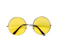 W WIDMANN MILANO Party Fashion - Lunettes années 70, avec verres colorés, lunettes hippie, star de la chanson, carnaval