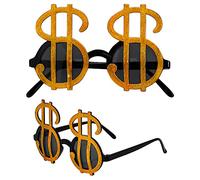 W WIDMANN MILANO Party Fashion - Lunettes avec signe dollar, Accessoire, Lunettes fun, Lunettes de fête, Bad Taste Party, Carnaval