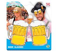 Widmann Verres à bière Party Fashion 6778O 6 pièces 500 ml multicolores compatible lave-vaisselle