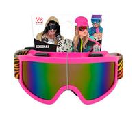 W WIDMANN MILANO Party Fashion - Lunettes de ski/snowboard, accessoire pour costumes de carnaval des années 80, soirée à thème après-ski