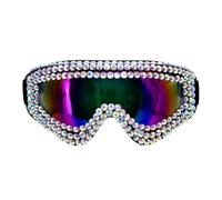 W WIDMANN MILANO Party Fashion - Lunettes de ski, lunettes de snowboard, différentes couleurs, accessoire pour les costumes de carnaval des années 80