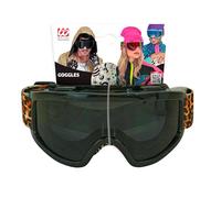 W WIDMANN MILANO Party Fashion - Lunettes de ski/snowboard, accessoire pour costumes de carnaval des années 80, soirée à thème après-ski