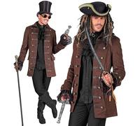 W WIDMANN MILANO Party Fashion - Manteau historique pour plusieurs personnages, Pirate, Steampunk, Costumes de carnaval