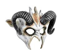 W WIDMANN MILANO Masque pour les yeux de chaman avec cornes pour adultes – Halloween, Carnaval
