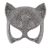 W WIDMANN MILANO Party Fashion - Masque chat, demi-masque, masque facial, accessoire pour costume de carnaval
