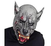 W WIDMANN MILANO Party Fashion - Masque de loup-garou, Conception réaliste, confort en latex, polyvalent pour toutes occasions, facile à entretenir, recommandé pour les 16 ans et plus