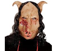 W WIDMANN MILANO Party Fashion, Masque de tête de porc en latex, aspect réaliste, confort optimal, polyvalent pour toutes occasions, facile à entretenir, accessoires complémentaires disponibles