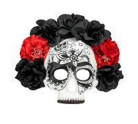 W WIDMANN MILANO Party Fashion - Masque Dia de los Muertos, pour adultes, reine des morts, accessoire Jour des morts