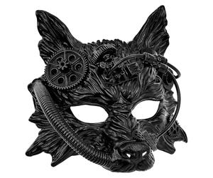 W WIDMANN MILANO Party Fashion - Masque Steampunk pour adultes, loup ou tête de mort, accessoire pour carnaval, Halloween