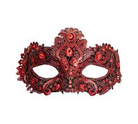 W WIDMANN MILANO Party Fashion - Masque vénitien, masque pour les yeux avec strass, pour carnaval, bal masqué