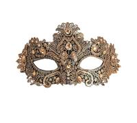 W WIDMANN MILANO Party Fashion - Masque vénitien, masque pour les yeux avec strass, pour carnaval, bal masqué