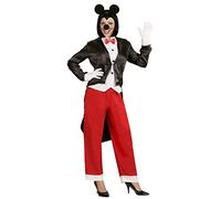 W WIDMANN MILANO Party Fashion MISS MOUSE (tailcoat with waistcoat & bow tie, pants, ears) - (S)