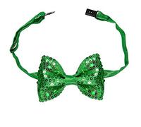W WIDMANN MILANO Party Fashion - Noeud papillon avec 4 lumières LED, Bowtie, avec paillettes, Accessoire, Carnaval
