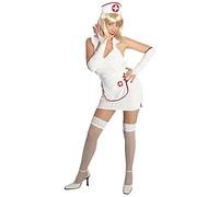 W WIDMANN MILANO Party Fashion NURSE (dress, apron, gloves, choker, headpiece) - (S)
