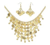 Widmann Milano Collier et boucles d'oreilles Party Fashion – Pièce de monnaie Or