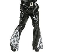 W WIDMANN MILANO Party Fashion - Pantalon à basques rayé, showmen, pantalon à basques pour hommes, années 70