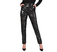 W WIDMANN MILANO Party Fashion - Pantalon à paillettes Party Fashion pour femme, Disco Fever, pantalon pour femme