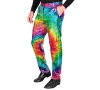 W WIDMANN MILANO Party Fashion - Pantalon à paillettes scintillant pour homme, Disco Fever, pantalon pour homme pour festival ou costume de carnaval