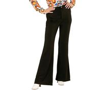 W WIDMANN MILANO Party Fashion - Pantalon années 70 pour femmes, Hippie, Reggae, Flower Power, Disco Fever, Mardi gras