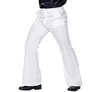 W WIDMANN MILANO Party Fashion - Pantalon homme des années 70, style groovy, disco fever, costumes de carnaval