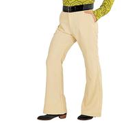 W WIDMANN MILANO Party Fashion - Pantalon homme des années 70, style groovy, disco fever, costumes de carnaval