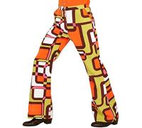 W WIDMANN MILANO - Pantalon Party Fashion - Années 70 disco à pattes d'éléphant pour hommes