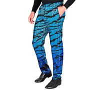 W WIDMANN MILANO Party Fashion - Party Fashion pantalon à paillettes pour hommes, Disco Fever, pantalon pour hommes, tenue de fête, costume de carnaval