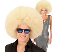 Widmann Perruque Milano Party Fashion – bouclée Disco Fever, années 60/70 – fête à thème, carnaval