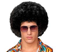 W WIDMANN MILANO Party Fashion - Perruque années 70 Disco, perruque bou accessoire pour costumes de carnaval