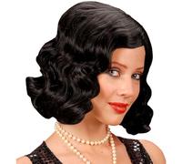 W WIDMANN MILANO Party Fashion - Perruque années folles, années 20 & 30, Charleston, Flapper, Carnaval