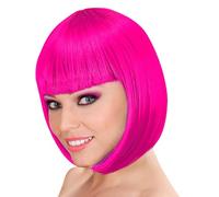 W WIDMANN MILANO Party Fashion - Perruque au carré avec frange, coiffable et lavable, accessoire de costume pour femmes pour le carnaval