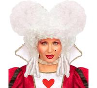 W WIDMANN MILANO Party Fashion - Perruque baroque pour adultes | Perruque en cheveux synthétiques pour costumes de noblesse, de la Renaissance, de carnaval, d'Halloween et de théâtre