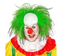W WIDMANN MILANO Party Fashion - Perruque Clown Chauve avec Cheveux, Cirque, Clown Horreur, Mardi Gras, Halloween