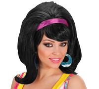 Widmann Perruque Seventies Années 60 – Brune pour Femme – Carnaval