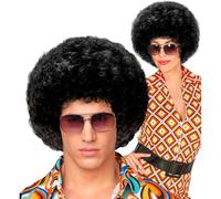 W WIDMANN MILANO Party Fashion - Perruque disco des années 70 | Perruque volumineuse aux boucles rétro, pour le carnaval, les soirées à thème et les festivals de musique populaire