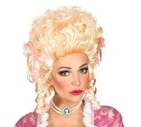 W WIDMANN MILANO Party Fashion - Perruque femme coloniale, ivoire, 18e et 19e siècle, Carnaval, Fête à thème