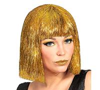 Widmann 01508 Perruque Glitzy Vegas, dorée, pour carnaval, fête à thème