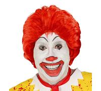 WIDMANN MILANO PARTY FASHION W, Perruque McKiller Clown, couleur rouge éclatante, coupe courte, confort optimal, cheveux synthétiques légers, polyvalente pour tous costumes