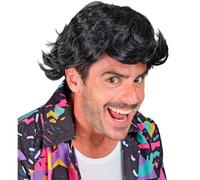 W WIDMANN MILANO Party Fashion - Perruque pour homme, look détective privé amusant, accessoire de costume pour carnaval et fête