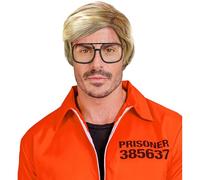 W WIDMANN MILANO Party Fashion wig, killer clown, Men, 01256, Multicolor, One size